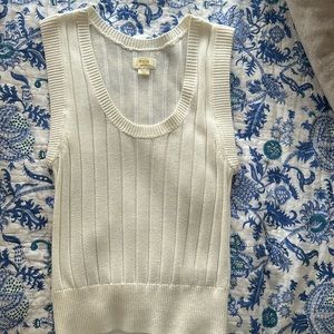 Ivory sweater vest from Anthropology. Size small and brand is Maeve.